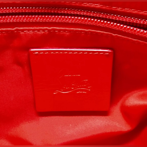 Authentic Christian Louboutin BackPack Bag  Red Nylon - Picture 8 of 14